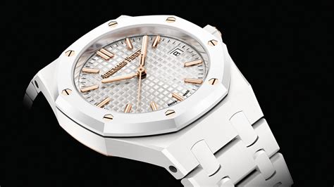 white ceramic 34mm piguet